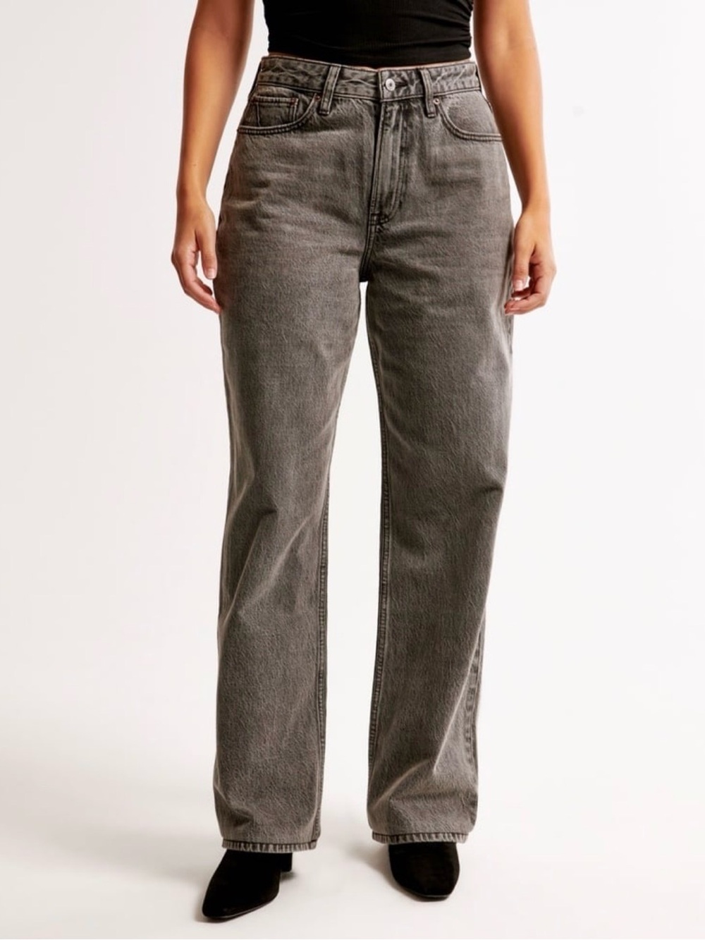 Abercrombie and Fitch - High-Rise Straight Leg Women's Jeans